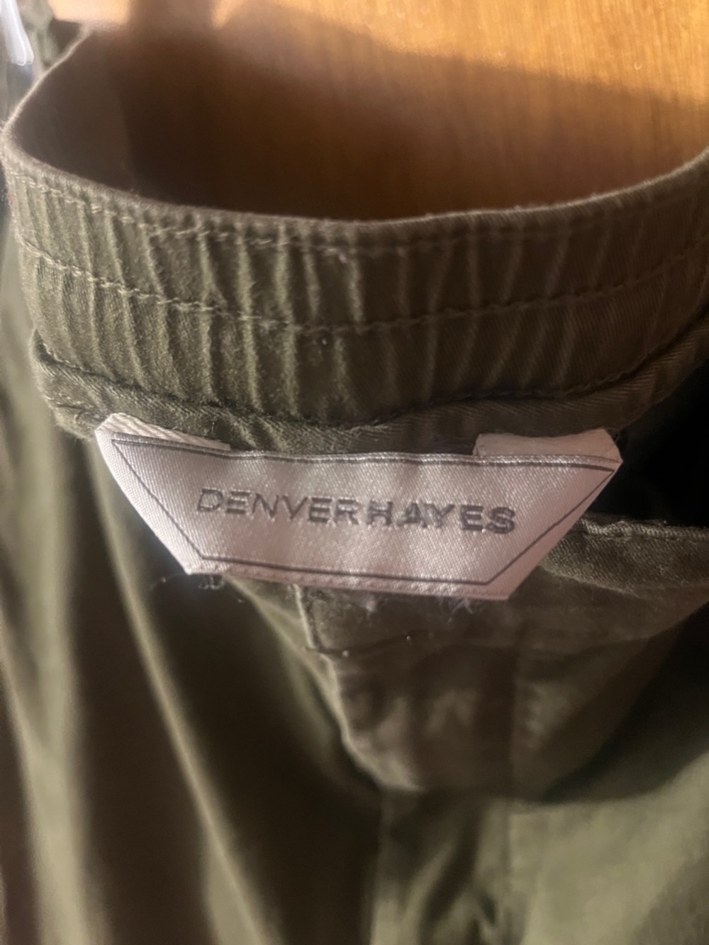 Men’s Denver Hayes Olive Green Chinos 42X30 - Picture 2 of 11